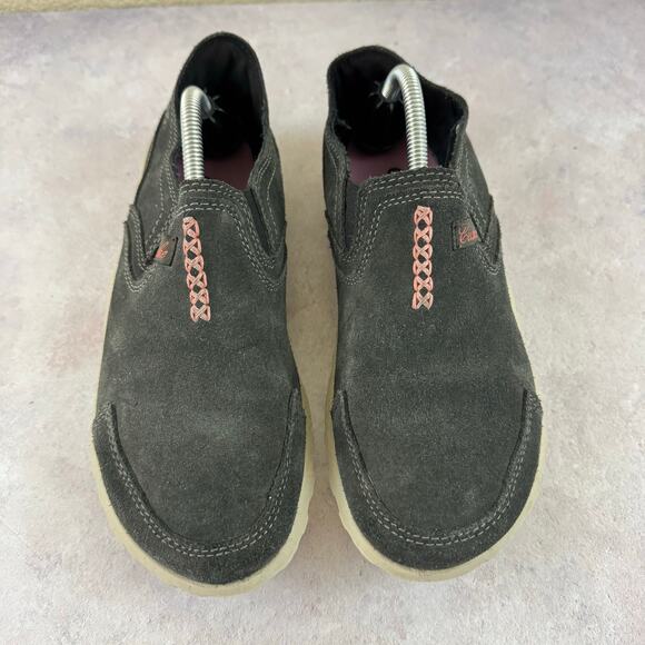 Cushe Slipper II Suede Slip-On Shoes Gray Suede Shoes Women's 8 - Picture 2 of 12